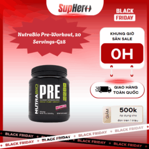 NutraBio Pre-Workout, 20 Servings-G28