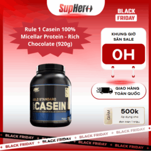 Rule 1 Casein 100% Micellar Protein - Rich Chocolate (920g)
